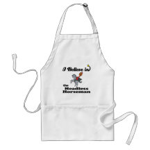 i believe in headless horseman apron