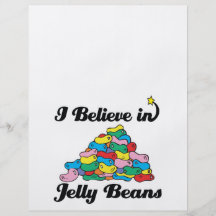i believe in jelly beans custom flyer