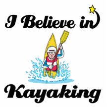 i believe in kayaking photo cutouts
