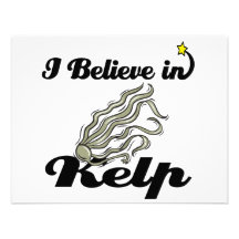 i believe in kelp personalized invitations