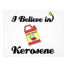 i believe in kerosene personalized announcements