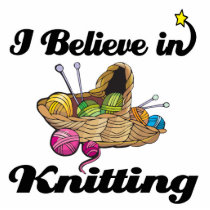 i believe in knitting photo cutouts