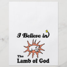 i believe in lamb of god flyer