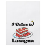 i believe in lasagna flyers