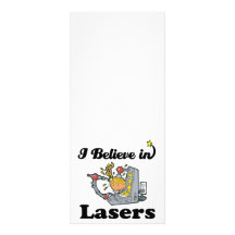 i believe in lasers custom rack card