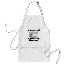 i believe in laundry rooms aprons