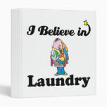 i believe in laundry vinyl binders