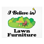 i believe in lawm furniture personalized invitation