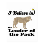 i believe in leader of the pack postcard