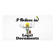i believe in legal documents photo cards