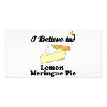 i believe in lemon meringue pie photo cards