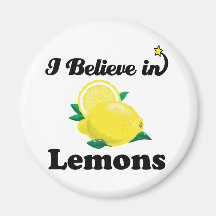 i believe in lemons magnet
