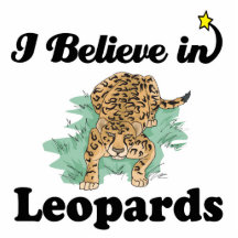 i believe in leopards photo cut out