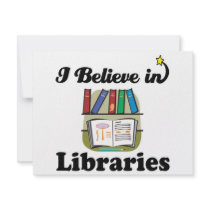 i believe in libraries custom announcement