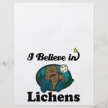 i believe in lichens full color flyer