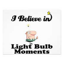 i believe in light bulb moments invite