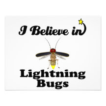 i believe in lightning bugs personalized invites