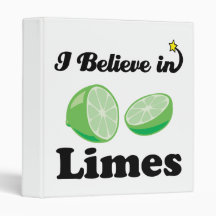 i believe in limes binders