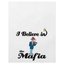 i believe in mafia flyer design
