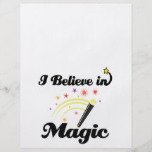 i believe in magic full colour flyer