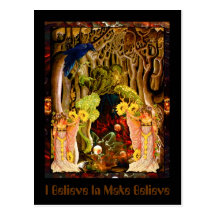 I Believe In Make Believe Postcard
