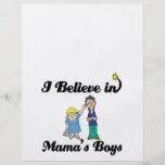 i believe in mamas boys custom flyer