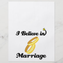 i believe in marriage custom flyer