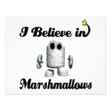 i believe in marshmallows invitations