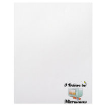 i believe in microwaves letterhead template