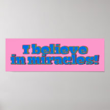 I Believe in Miracles! Poster