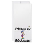 i believe in mohawks rack cards