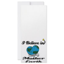 i believe in mother earth personalized rack card