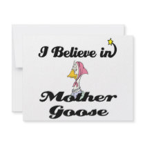 i believe in mother goose custom announcement
