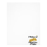 i believe in muffin tops custom letterhead