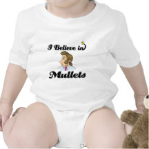 i believe in mullets romper