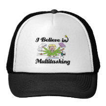 i believe in multitasking hats