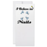 i believe in nails rack cards