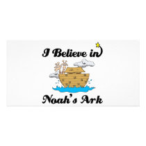 i believe in noahs ark photo card template