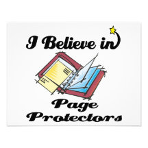 i believe in page protectors announcements