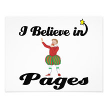 i believe in pages invites