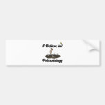 i believe in paleontology bumper stickers