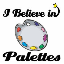 i believe in palettes photo sculptures