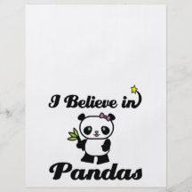 i believe in pandas full colour flyer