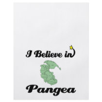 i believe in pangea flyer design