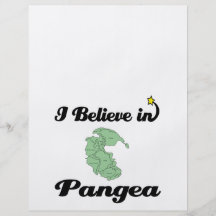 i believe in pangea flyer design