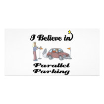 i believe in parallel parking II Photo Greeting Card