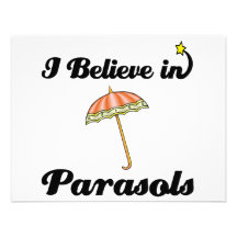 i believe in parasols custom announcement