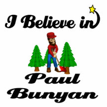 i believe in paul bunyan photo cutouts