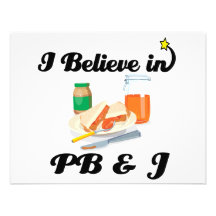 i believe in PB and J Invites