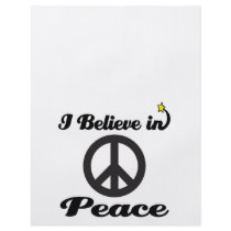 i believe in peace full colour flyer